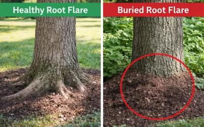 Keep the Root Flare Clear: A Simple Step That Protects Your Tree (and Your Property)